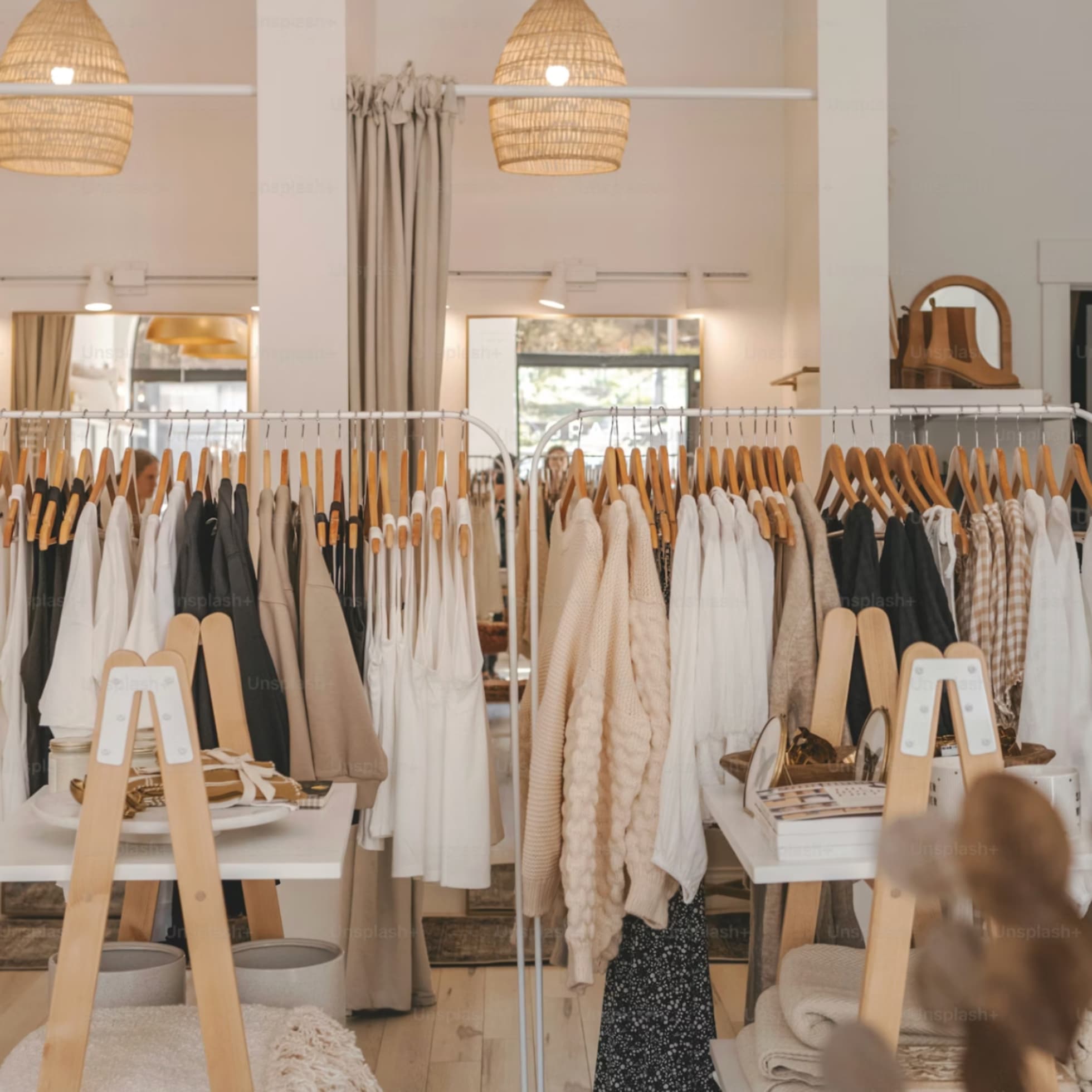 Sklepy odzieżowe i tekstylne